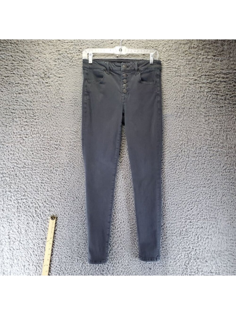 American Eagle Outfitters Jeans Womens Size 4 Gray High-Rise Jegging Stretch